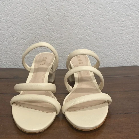 Schutz Olly Block Heel Sandals Size 11 - Picture 5 of 10